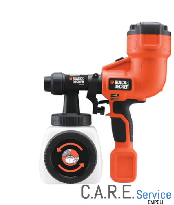 BLACK & DECKER PISTOLA SPRUZZO 400W HVLP200C-IT IGIENIZZANTE