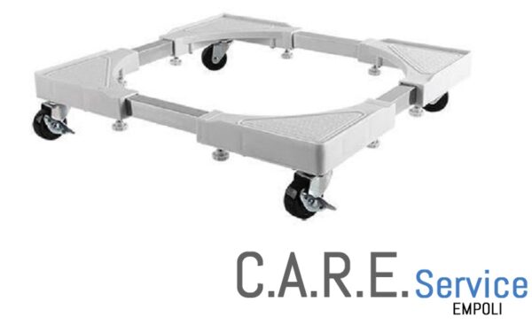 Carrello con ruote per spostare lavatrice, frigorifero, lavastoviglie e altro