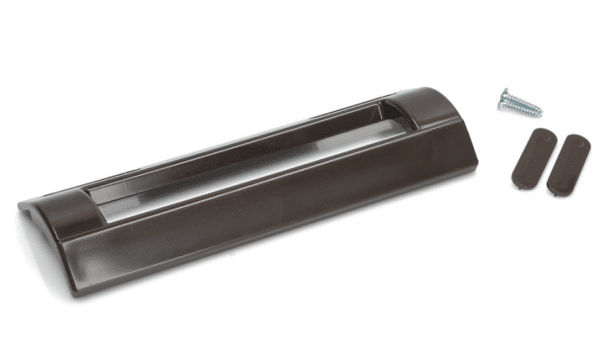 MANIGLIA PORTA FRIGORIFERO UNIVERSALE MARRONE INTERASSE FORI DA 95 A 160MM