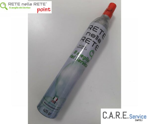 RICARICA UNIVERSALE RNR CO2 BOMBOLA 425 GR GASATORE ACQUA RITIRO VUOTO PER PIENO