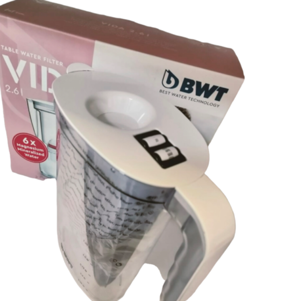Caraffa BWT Vida da 2.6 litri bianca con 6 filtri omaggio