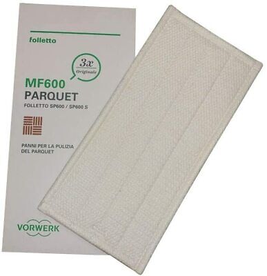 VORWERK FOLLETTO PANNO PULILAVA SP520 PARQUET CONFEZIONE 1 PANNO ORIGINALE  - C.A.R.E. Service Shop Online