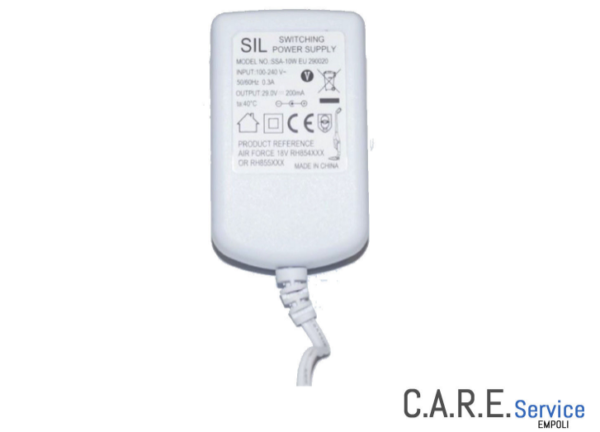 ROWENTA CARICA BATTERIE TRASFORMATORE ALIMENTATORE AIR FORCE 18V RH85 RH8556 ecc