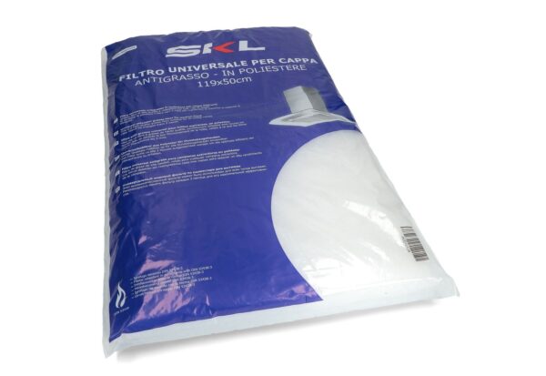 FILTRO POLIESTERE ANTIGRASSO CAPPA UNIVERSALE MISURE 1190 X 500MM 2 CONFEZIONI