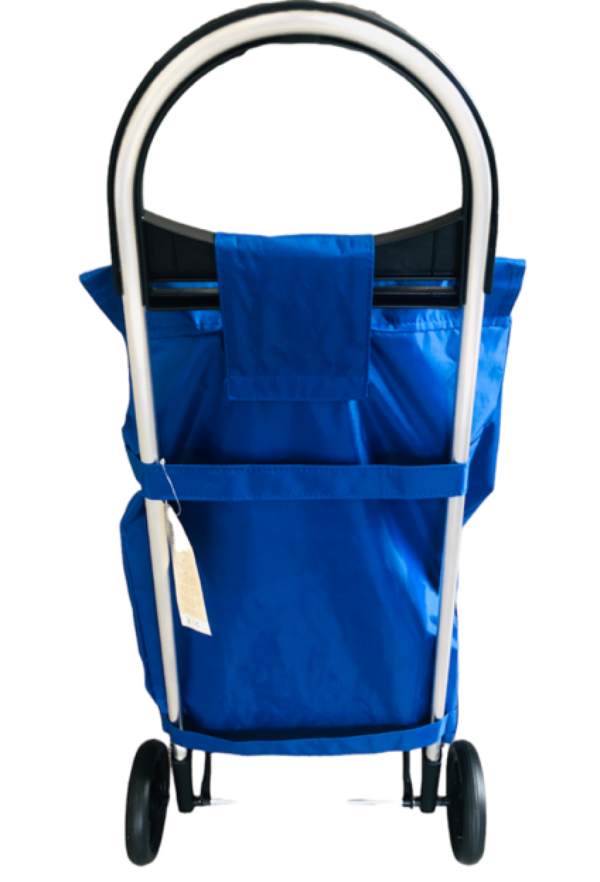 Chariot Porte Courses, En Cadeau, Une Sac Chariot Et Jeton Carrello. 50 Lt