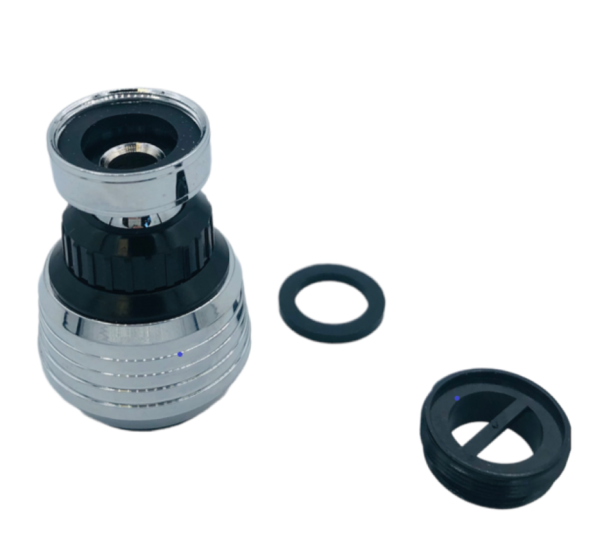 SIROFLEX 2785 ROMPIGETTO AERATORE DOCCETTA CROMATO CON SNODO E ADATTATORE