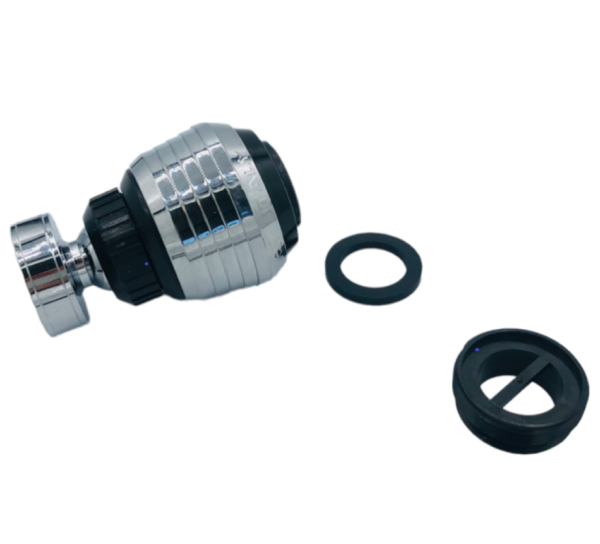 SIROFLEX 2785 ROMPIGETTO AERATORE DOCCETTA CROMATO CON SNODO E ADATTATORE