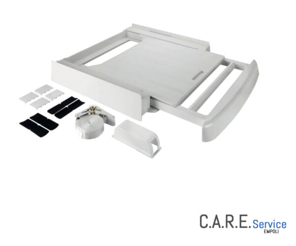 Kit sovrapposizione Lavatrice Asciugatrice + Stendino + ripiano Whirlpool