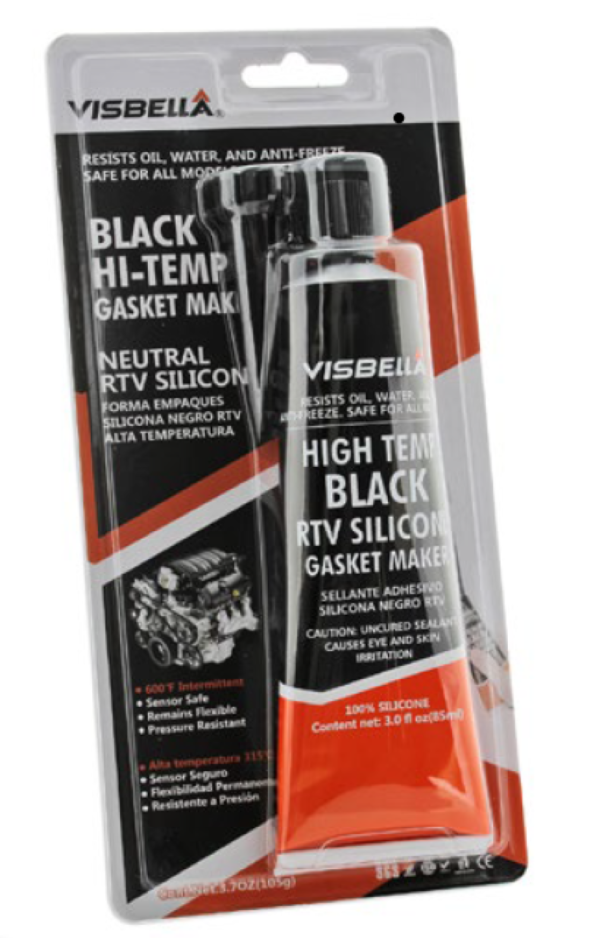 Silicone Nero Visbella Alte Temperature 85gr Forno Microonde Caldaia Ferro Stiro