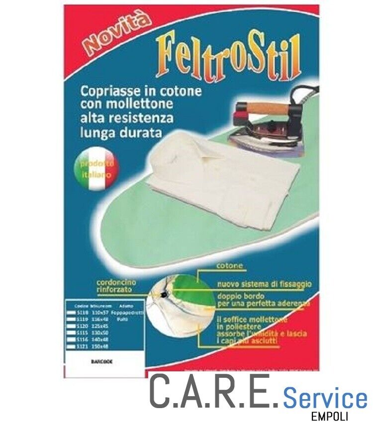 Copri Asse Completo Telo Copriasse da Stiro Foppapedretti adattabile  Completo - C.A.R.E. Service Shop Online