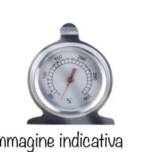 TERMOMETRO INDICATORE PER FORNO IN ACCIAIO INOX DA 0°- 300° ACCIAIO