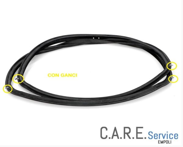 Gasket Oven Rex AEG Electrolux Zanussi 4 Sides 4 Hooks 40 X 29 CM