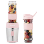 H.Koenig Mini Frullatore portatile SMOO12,Compatto 570ml,Senza BPA,4 Lame Inox