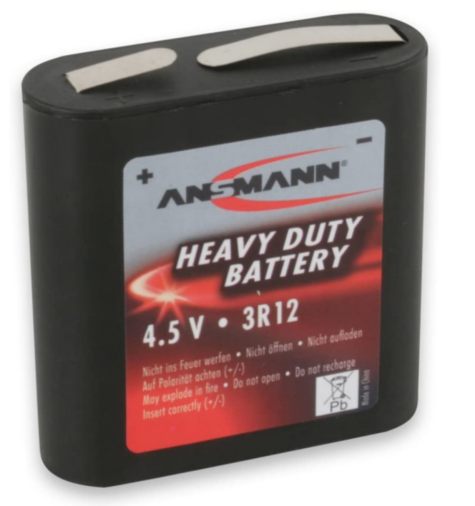 Batteria di Zinco Carbone 4.5V - 3R12 ANSMANN