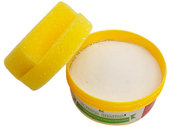DETERGENTE UNIVERSALE BIODEGRADABILE ROCCIA BIANCA 500G + 2 SPUGNE OMAGGIO
