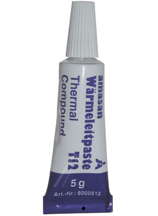 Pasta termoconduttiva T12 tubetto da 5 gr per termostati o resistenze varie