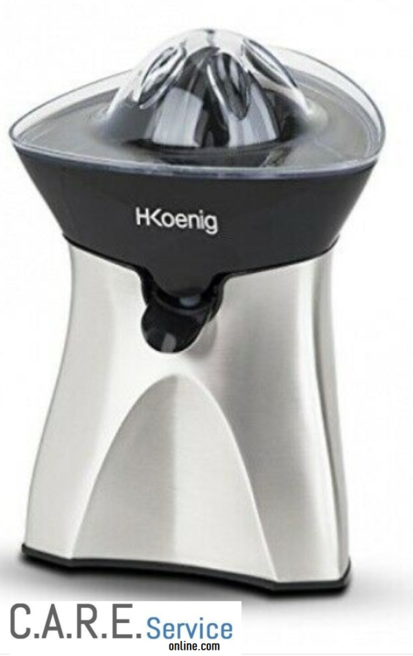 H.Koenig AGR60, Spremiagrumi Elettrico, Corpo in Acciaio Inox, 60W antigoccia