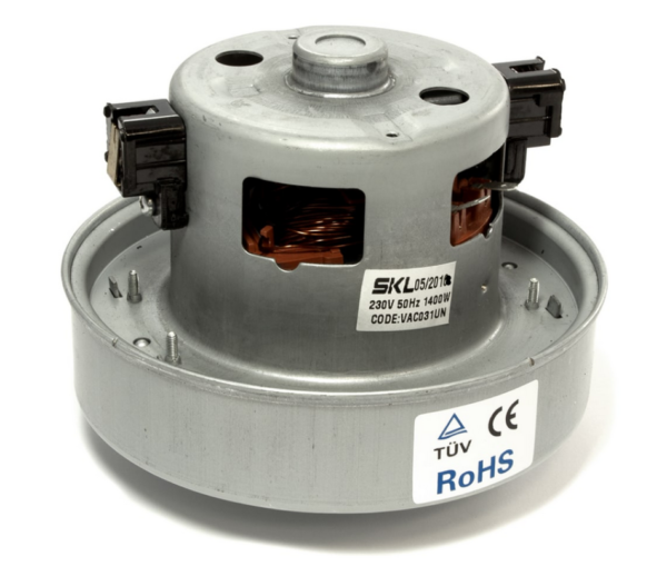 MOTORE ASPIRAPOLVERE universale 1400W Ø33,5mm. Altezza 105mm, Ø134,5mm  220V