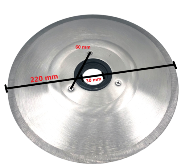 Lama per affettatrice Ausonia 220 RGV 22  e mary 220 in acciaio inox diam. 22