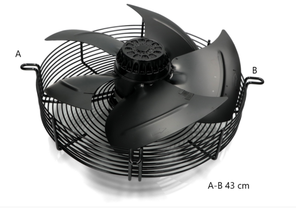 VENTILATORE ASPIRANTE ASSIALE ASPIRATORE ø 350 mm 220 VOLT 35W1380rpm/min