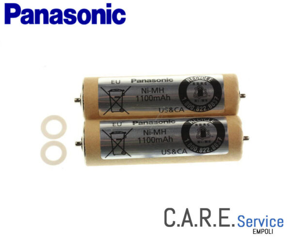 COPPIA DI BATTERIE PANASONIC PER ER160  WER160L2506 ORIGINALI