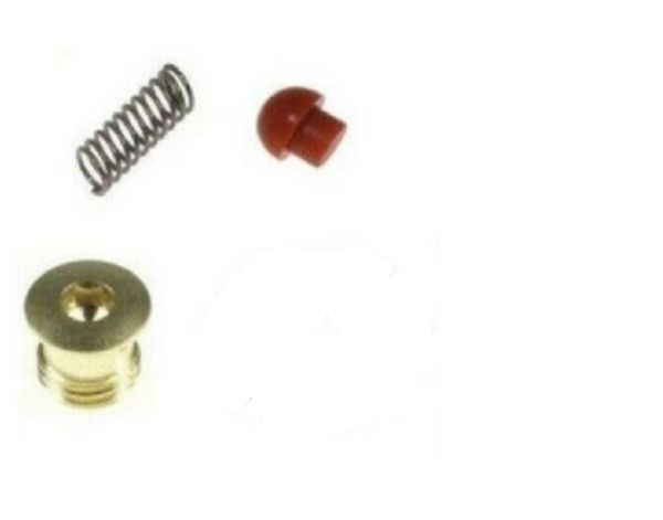 ARIETE - KIT COMPLETO TENUTA VALVOLA TAPPO FUNGO MOLLA ACQUA MACCHINE  CAFFE' .
