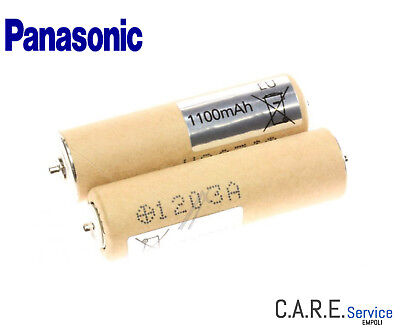2 BATTERIE PANASONIC PER RASOIO ELETTRICO ER1411 ER1421 WER1411L2508