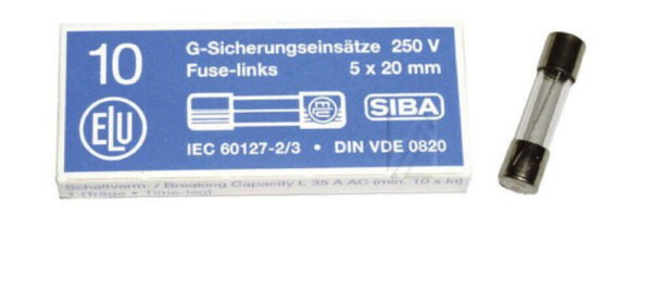 Fusibile ritardato 5x20mm 250V 10A ampere fusibili in vetro. 10 pezzi