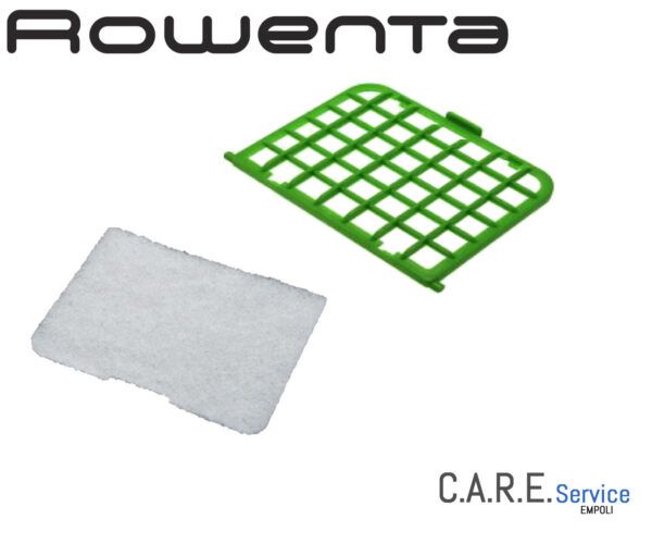 SUPPORTO PLASTICA VERDE + FILTRO ARIA ROWENTA CITY SPACE CYCLONIC ORIGINALE