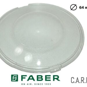 FABER BOMPANI PLAFONIERA LUCE CAPPA TONDA 64 mm MAKROLON -1330016972 ORIG. 1PZ