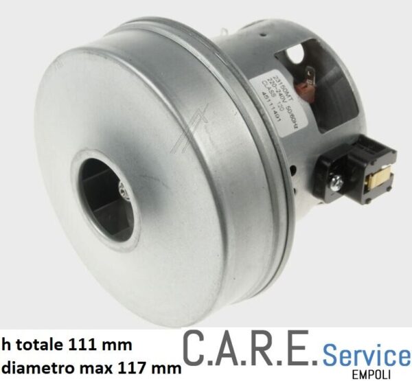 Motore ricambio scopa Rowenta Powerline, Powerline Cyclonic RH76 RH77 ORIGINALE