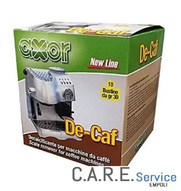 10 BUSTE da 30g DECALCIFICANTE POLVERE MACCHINA CAFFE CAFFETTIERE BOLLITTORI