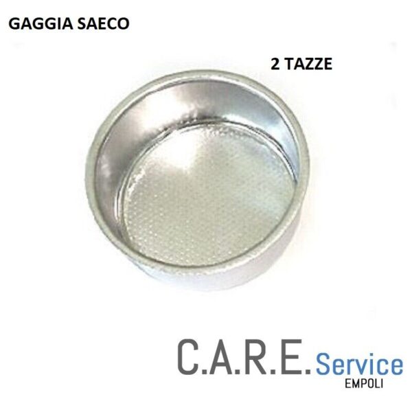MISURINO 2 TAZZE PER PORTAFILTRO PRESSURIZZATO X MACCHINE DA CAFFE SAECO GAGGIA