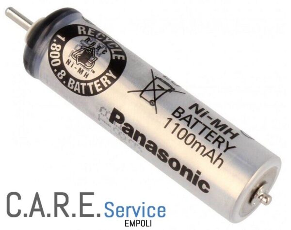 Panasonic batteria ricaricabile Ni-Mh 1100mAh per idropulsore EW1211 e ER-GB40