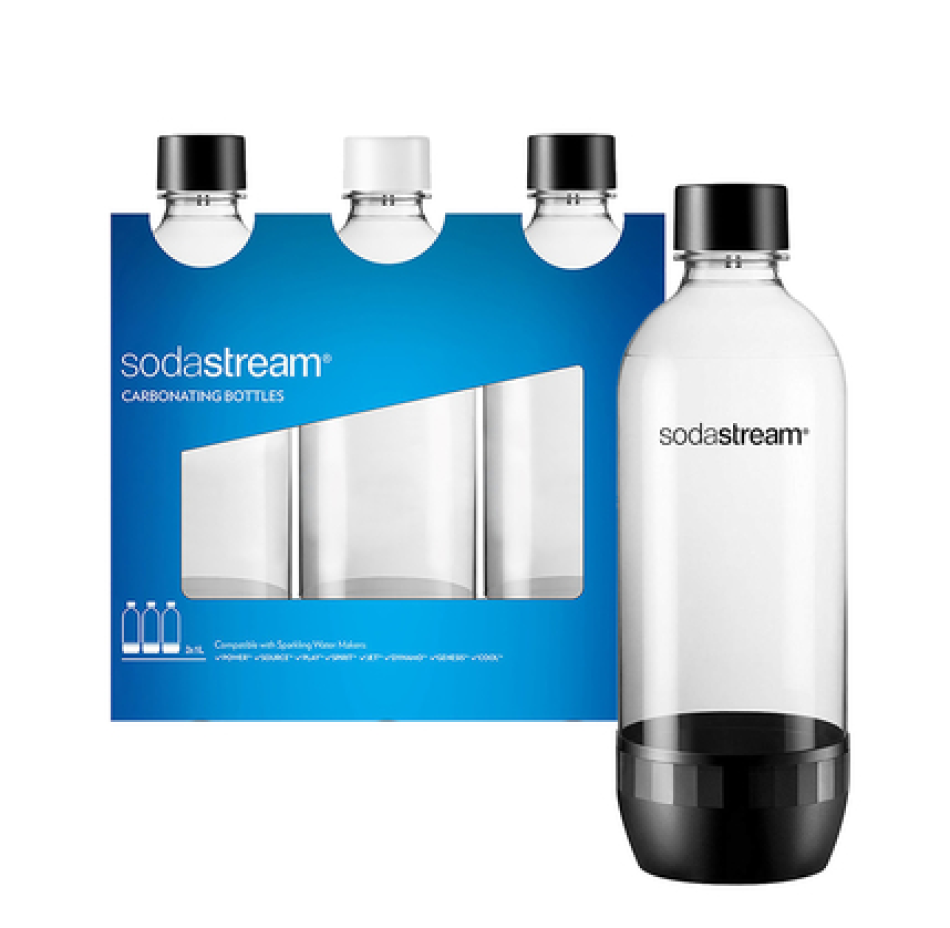 CONFEZIONE DA 3 BOTTIGLIE PER GASATORE ACQUA SODASTREAM ORIGINALI -  C.A.R.E. Service Shop Online