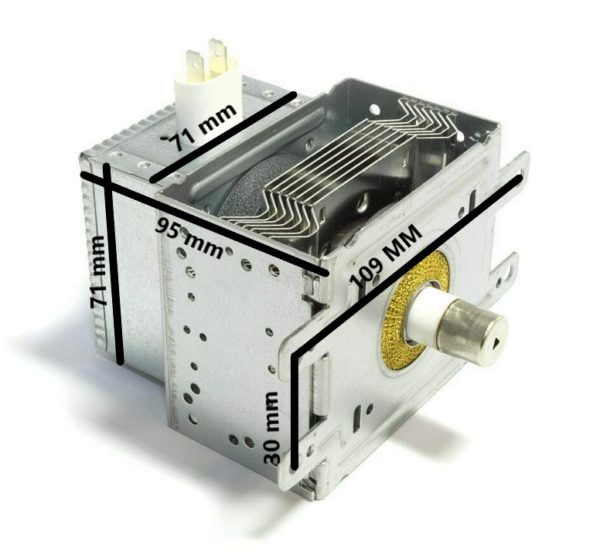 LG Magnetron 1000W 2M246 35 per forno microonde Bosch AEG Whirlpool Sharp 121mm