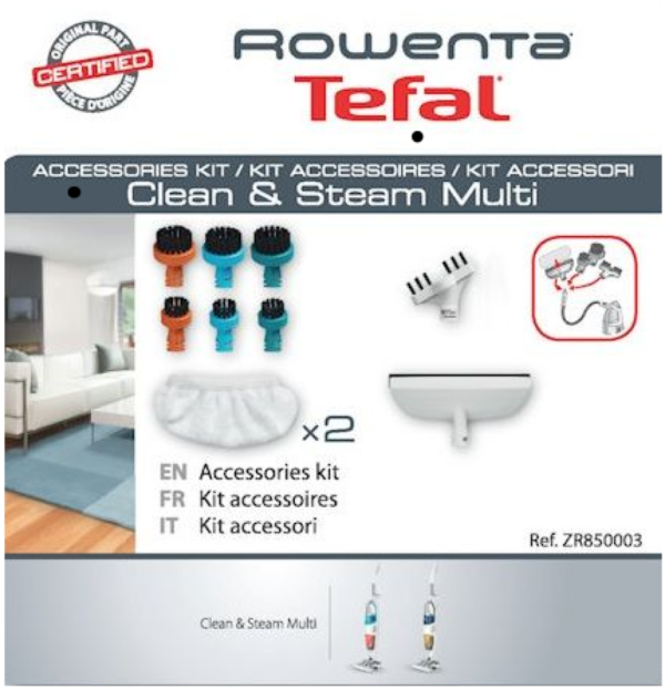 ROWENTA kit pulizia pulitore a vapore Clean e Steam Multi ZR850003 ORIGINALE