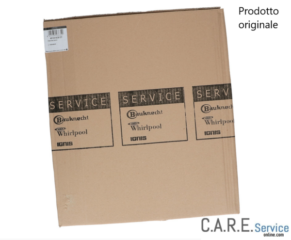 LECCARDA COLOR ACCIAIO VASSOIO FORNO 375 x 445 ORIGINALE Whirlpool 481241838127