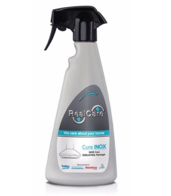 REALCARE DETERGENTE PROFESSIONALE PULIZIA SUPERFICI INOX DETERGENTE 500ML