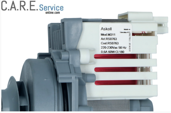 MOTORE MOTOPOMPA LAVASTOVIGLIE SINCRONA ARISTON INDESIT 256523 303737 C00303737