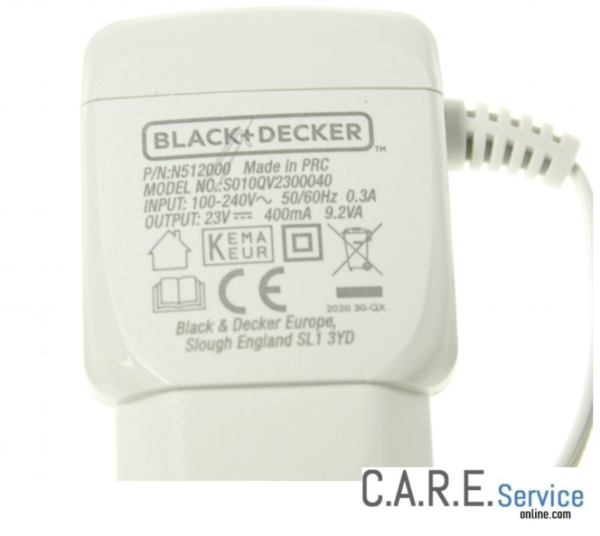 BLACK & DECKER CARICA BATTERIE POWER SUPPLY 14.4V 18V DV1415 DV1815 FEJ520 SMART