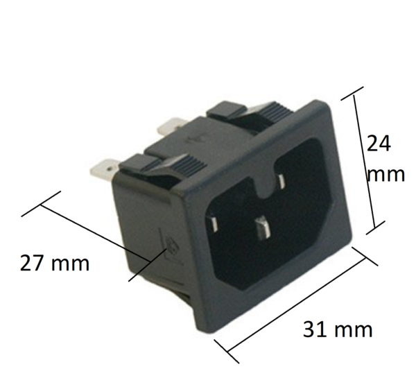 Connettore, presa di corrente Per Moulinex Volupta, Accessimo  TS-226260