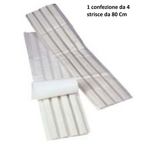 Stucco di fissaggio per piani di cottura e lavelli. 4 strisce da 80 cm
