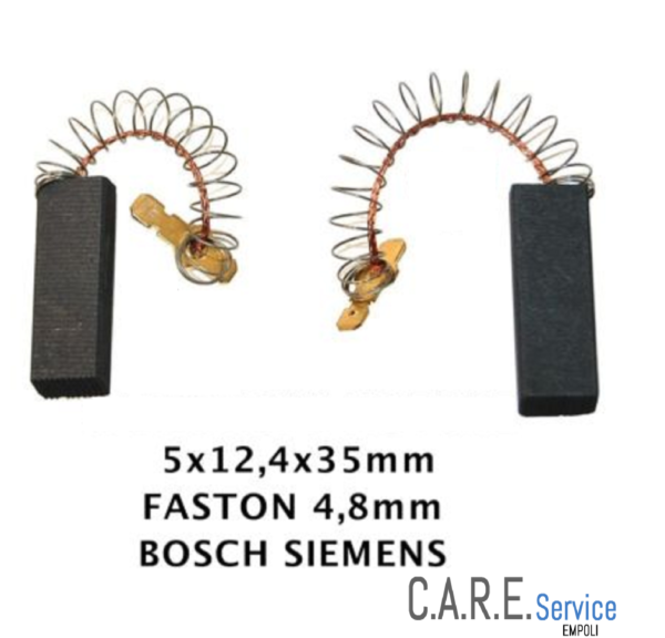 2 Carboncini Spazzole Motore Lavatrice Siwamat Aeg Bosch Siemens 154740 COMPAT