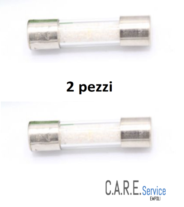 Fusibile ritardato 5x20mm 250V 10A ampere fusibili in vetro. 2 pezzi