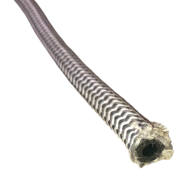 Tubo vapore per ferri da stiro 5x10mm di colore bianco grigio al metro lineare
