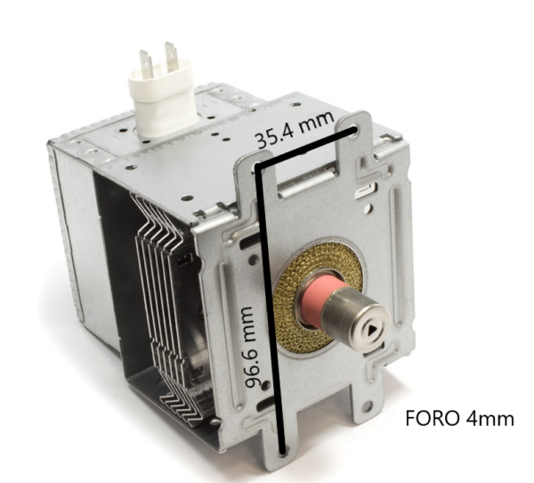 MAGNETRON MICROONDE LG MOULINEX PANASONIC DELONGHI 900 WATT 2M226 01TAG