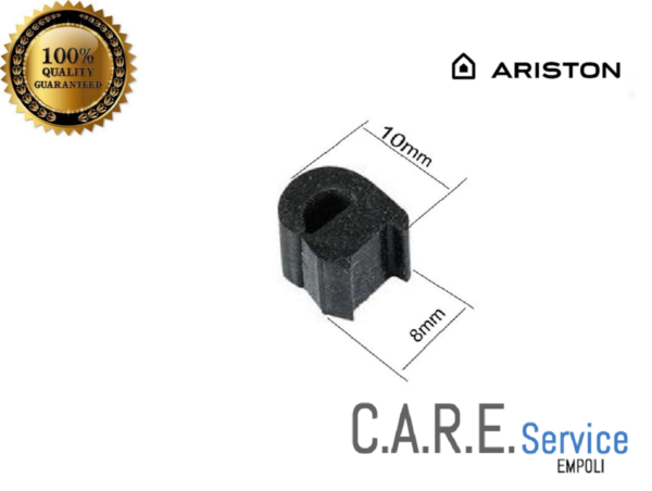 4 Piedini in gomma per griglie base 9 mm altezza 10 mm adattabile Ariston 039148