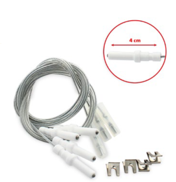 CANDELETTA  ACCENSIONE ARISTON INDESIT PIANO COTTURA CUCINA 4 PEZZI - C00052951