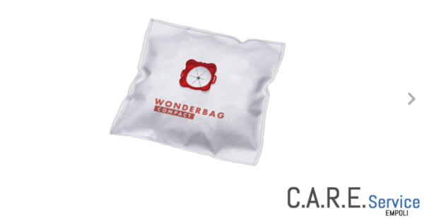 SACCHETTI WONDERBAG COMPACT + ADATTATORE ASPIRAPOLVERE SACCHI ROWENTA ORIGINALI